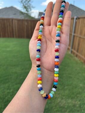 Candy beads necklace 19in length